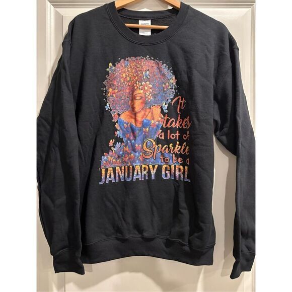 January Girl Sweatshirt size Medium - Picture 1 of 2